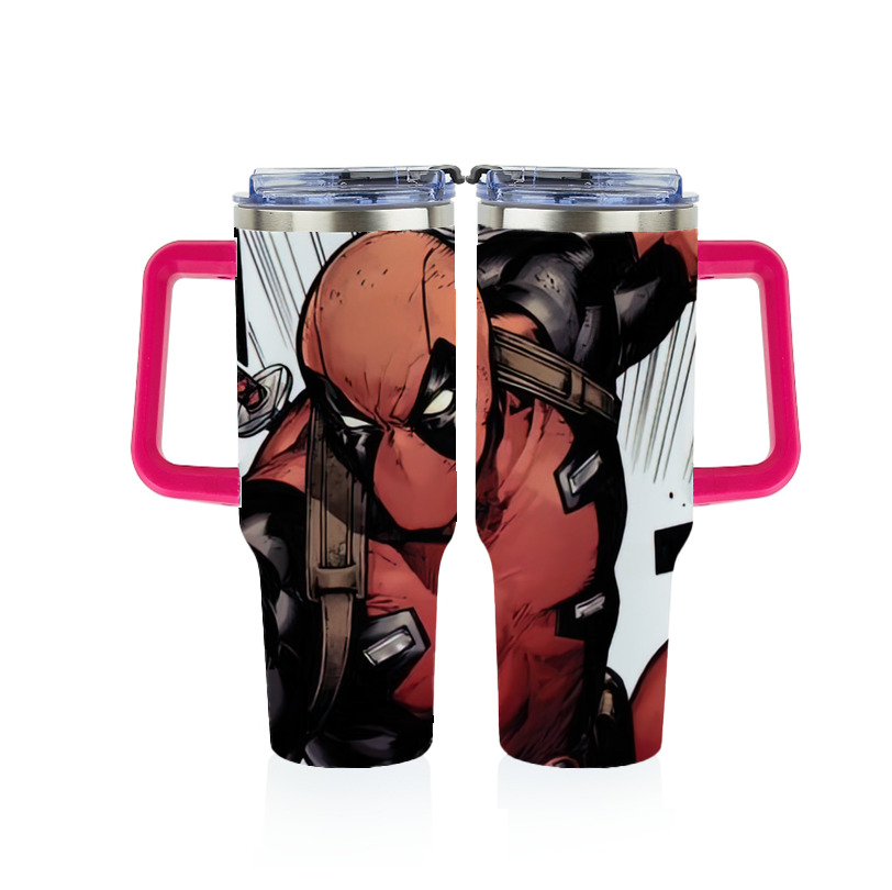 （画像用） Deadpool デッドプール 1200ｍLフルプリント車用タンブラー